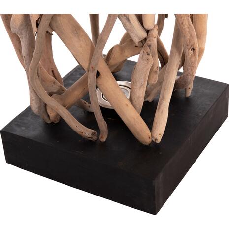 ΔΙΑΚΟΣΜΗΤΙΚΟ ΦΩΤΙΣΤΙΚΟ ΔΑΠΕΔΟΥ FLAMER HM4439 DRIFTWOOD ΣΕ ΦΥΣΙΚΟ 30x30x179Υεκ.