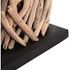 ΕΠΙΤΡΑΠΕΖΙΟ ΟΡΘΟΓΩΝΙΟ ΦΩΤΙΣΤΙΚΟ TWIGGY HM4434 DRIFTWOOD & ΛΕΥΚΟ ΚΑΠΕΛΟ 56x16.5x43Υεκ.