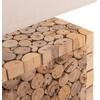 ΕΠΙΤΡΑΠΕΖΙΟ ΦΩΤΙΣΤΙΚΟ TWIGGY HM4437 DRIFTWOOD & ΛΕΥΚΟ ΚΑΠΕΛΟ 50.5x16x45.5Υεκ.