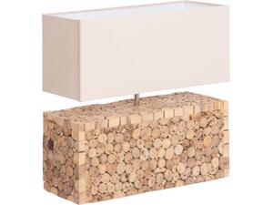 ΕΠΙΤΡΑΠΕΖΙΟ ΦΩΤΙΣΤΙΚΟ TWIGGY HM4437 DRIFTWOOD & ΛΕΥΚΟ ΚΑΠΕΛΟ 50.5x16x45.5Υεκ.
