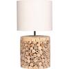 ΕΠΙΤΡΑΠΕΖΙΟ ΚΥΛΙΝΔΡΙΚΟ ΦΩΤΙΣΤΙΚΟ TWIGGY HM4427 DRIFTWOOD & ΜΠΕΖ ΚΑΠΕΛΟ Φ24.5x45Υεκ.
