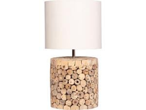 ΕΠΙΤΡΑΠΕΖΙΟ ΚΥΛΙΝΔΡΙΚΟ ΦΩΤΙΣΤΙΚΟ TWIGGY HM4427 DRIFTWOOD & ΜΠΕΖ ΚΑΠΕΛΟ Φ24.5x45Υεκ.