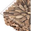 ΤΡΑΠΕΖΙ ΣΑΛΟΝΙΟΥ ΤΕΤΡΑΓΩΝΟ SPARROW HM9961 DRIFTWOOD--ΓΥΑΛΙ 75x75x51Υεκ.