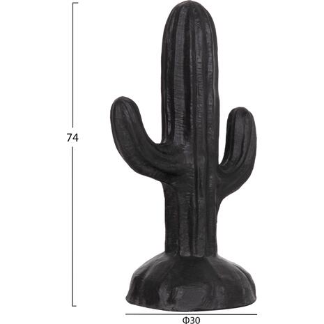 ΔΙΑΚΟΣΜΗΤΙΚΟΣ ΚΑΚΤΟΣ ΔΑΠΕΔΟΥ CACTUS HM4386.01S ΓΥΨΟΣ ΣΕ ΜΑΥΡΟ 42x30x74Υεκ.