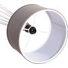 ΦΩΤΙΣΤΙΚΟ ΔΑΠΕΔΟΥ ΜΕΤΑΛΛΙΚΟ ΓΚΡΙ HM7581.01 Φ38x144 εκ.
