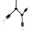 ΦΩΤΙΣΤΙΚΟ ΟΡΟΦΗΣ 3-ΦΩΤΟ LIGHTY HM7404.11 ΜΕΤΑΛΛΟ ΣΕ ΜΑΥΡΟ 52x5x48Υεκ.