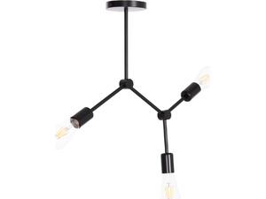ΦΩΤΙΣΤΙΚΟ ΟΡΟΦΗΣ 3-ΦΩΤΟ LIGHTY HM7404.11 ΜΕΤΑΛΛΟ ΣΕ ΜΑΥΡΟ 52x5x48Υεκ.