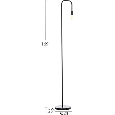ΦΩΤΙΣΤΙΚΟ ΔΑΠΕΔΟΥ KRAMER HM7535.11 ΜΕΤΑΛΛΟ ΣΕ ΜΑΥΡΟ 23x169Υεκ.