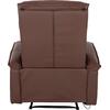 ΠΟΛΥΘΡΟΝΑ RELAX ΜΕ ΜΗΧΑΝΙΣΜΟ MASSAGE ROCCA HM0026.03 PU ΚΑΦΕ ΣΚΟΥΡΟ 80x96x97 εκ.