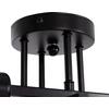ΦΩΤΙΣΤΙΚΟ ΟΡΟΦΗΣ ΠΟΛΥΦΩΤΟ LIGHTY HM7428.11 ΜΕΤΑΛΛΟ ΣΕ ΜΑΥΡΟ 28x28x15Υεκ.