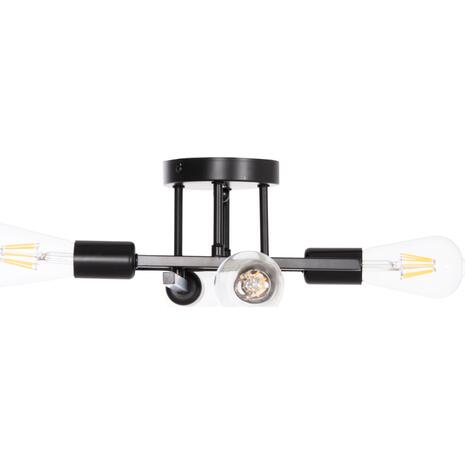 ΦΩΤΙΣΤΙΚΟ ΟΡΟΦΗΣ ΠΟΛΥΦΩΤΟ LIGHTY HM7428.11 ΜΕΤΑΛΛΟ ΣΕ ΜΑΥΡΟ 28x28x15Υεκ.