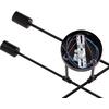 ΦΩΤΙΣΤΙΚΟ ΟΡΟΦΗΣ ΠΟΛΥΦΩΤΟ LIGHTY HM7427.11 ΜΕΤΑΛΛΟ ΣΕ ΜΑΥΡΟ 51x51x23Υεκ.