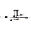 ΦΩΤΙΣΤΙΚΟ ΟΡΟΦΗΣ ΠΟΛΥΦΩΤΟ LIGHTY HM7427.11 ΜΕΤΑΛΛΟ ΣΕ ΜΑΥΡΟ 51x51x23Υεκ.