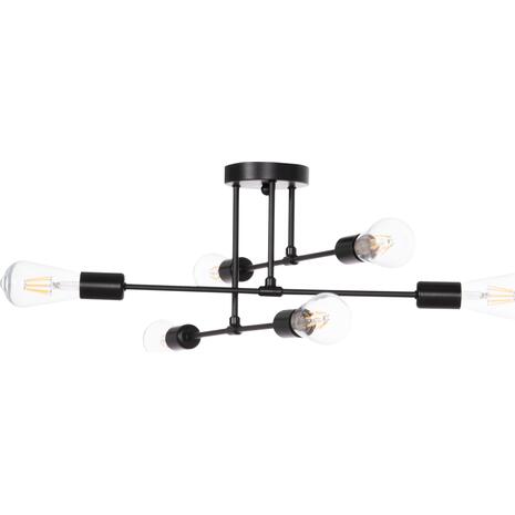 ΦΩΤΙΣΤΙΚΟ ΟΡΟΦΗΣ ΠΟΛΥΦΩΤΟ LIGHTY HM7427.11 ΜΕΤΑΛΛΟ ΣΕ ΜΑΥΡΟ 51x51x23Υεκ.