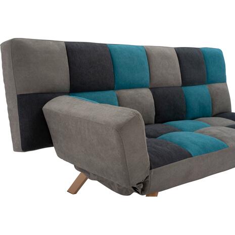 ΚΑΝΑΠΕΣ ΚΡΕΒΑΤΙ MULTICOLOR 3ΘΕΣΙΟΣ HM3167.11 182Χ80Χ88Υ εκ.