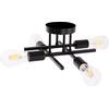 ΦΩΤΙΣΤΙΚΟ ΟΡΟΦΗΣ ΠΟΛΥΦΩΤΟ LIGHTY HM7428.11 ΜΕΤΑΛΛΟ ΣΕ ΜΑΥΡΟ 28x28x15Υεκ.