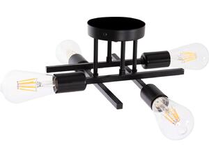 ΦΩΤΙΣΤΙΚΟ ΟΡΟΦΗΣ ΠΟΛΥΦΩΤΟ LIGHTY HM7428.11 ΜΕΤΑΛΛΟ ΣΕ ΜΑΥΡΟ 28x28x15Υεκ.