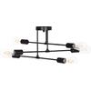 ΦΩΤΙΣΤΙΚΟ ΟΡΟΦΗΣ ΠΟΛΥΦΩΤΟ LIGHTY HM7427.11 ΜΕΤΑΛΛΟ ΣΕ ΜΑΥΡΟ 51x51x23Υεκ.