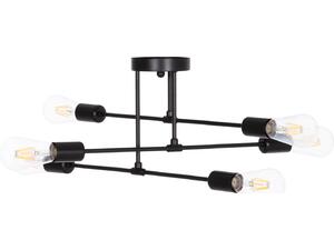 ΦΩΤΙΣΤΙΚΟ ΟΡΟΦΗΣ ΠΟΛΥΦΩΤΟ LIGHTY HM7427.11 ΜΕΤΑΛΛΟ ΣΕ ΜΑΥΡΟ 51x51x23Υεκ.