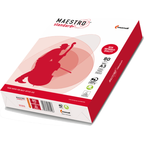 Χαρτί εκτύπωσης Α3 Maestro Standard 80gr 500 φύλλα