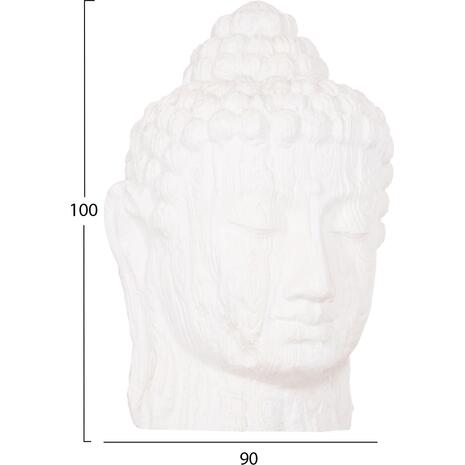ΔΙΑΚΟΣΜΗΤΙΚΟ ΔΑΠΕΔΟΥ XXL ΚΕΦΑΛΙ ΒΟΥΔΑ HM4385.02 ΓΥΨΟΣ ΣΕ ΛΕΥΚΟ 90x90x100Υεκ.