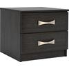 ΚΟΜΟΔΙΝΟ ΜΕ 2 ΣΥΡΤΑΡΙΑ ΚΑΙ ΧΕΡΟΥΛΙ ASHLYN HM2235.01 ZEBRANO 48x40x42Yεκ.