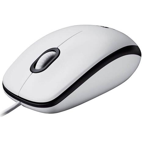 Ποντίκι ενσύρματο Logitech M100 optical white