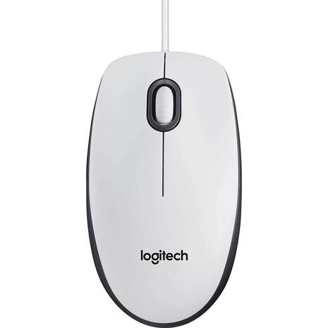 Ποντίκι ενσύρματο Logitech M100 optical white