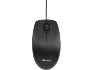 Ποντίκι ενσύρματο Mediarange optical 3 button black MROS212 silent click