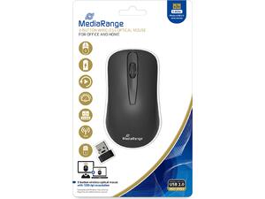 Ποντίκι ασύρματο Mediarange optical 3 button black MROS209