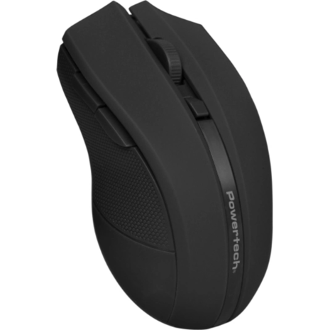 Ασύρματο ποντίκι Powertech PT-1166 , USB δέκτης 1600DPI μαύρο