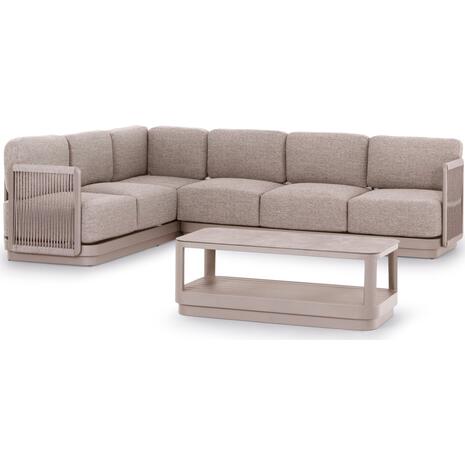 ΣΕΤ ΣΑΛΟΝΙ ΓΩΝΙΑ 3ΤΜΧ ΣΕΙΡΑ ELYSIA SM6187.02 ΣΑΜΠΑΝΙ ΑΛΟΥΜΙΝΙΟ-ΣΧΟΙΝΙ-P.E.ΥΦΑΣΜΑ