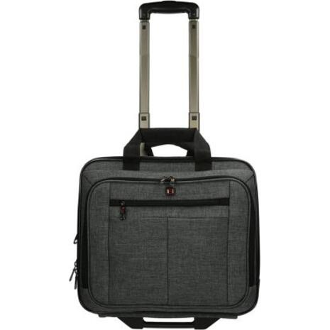 Τσάντα επαγγελματική τρόλεϊ για Laptop Enrico Benetti "Frankfurt" Grey 41x21x33cm