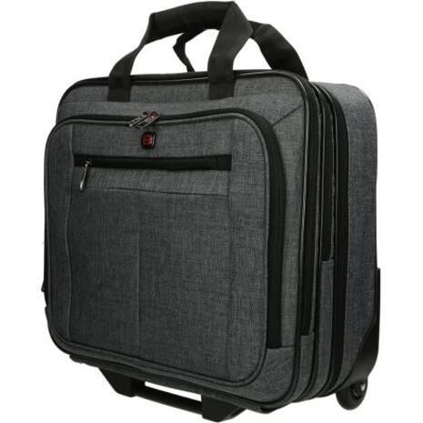 Τσάντα επαγγελματική τρόλεϊ για Laptop Enrico Benetti "Frankfurt" Grey 41x21x33cm
