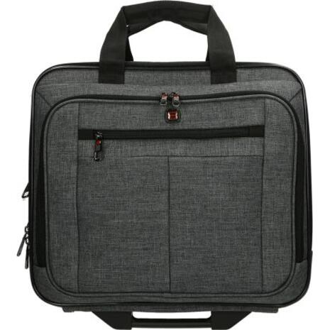 Τσάντα επαγγελματική τρόλεϊ για Laptop Enrico Benetti "Frankfurt" Grey 41x21x33cm