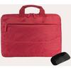 Τσάντα Laptop Tucano 15,6'' με ασύρματο ποντίκι κόκκινο