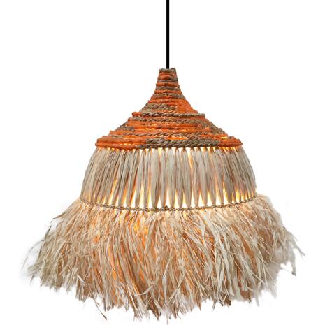 ΦΩΤΙΣΤΙΚΟ ΟΡΟΦΗΣ SIFO HM4714 ΚΑΠΕΛΟ ΙΝΕΣ SISAL & ΜΠΑΝΑΝΑΣ-ΦΥΣΙΚΟ & MIX Φ35x45Υεκ.