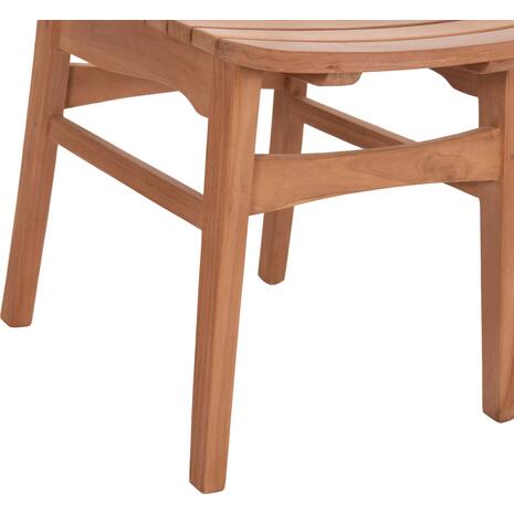 ΚΑΡΕΚΛΑ ΤΡΑΠΕΖΑΡΙΑΣ ΕΞ.ΧΩΡΟΥ ROBBIE HM18115 ΞΥΛΟ TEAK--ΦΥΣΙΚΟ 48x51x82Υεκ.