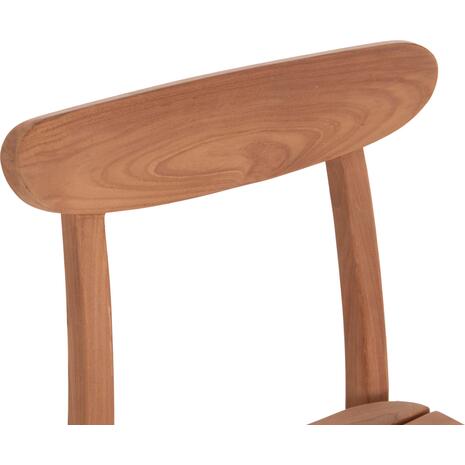 ΚΑΡΕΚΛΑ ΤΡΑΠΕΖΑΡΙΑΣ ΕΞ.ΧΩΡΟΥ ROBBIE HM18115 ΞΥΛΟ TEAK--ΦΥΣΙΚΟ 48x51x82Υεκ.