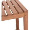 ΣΚΑΜΠΟ ΜΠΑΡ NIKOL HM18109 ΞΥΛΟ ΤΕΑΚ ΣΕ ΦΥΣΙΚΟ 40x40x77Υεκ.