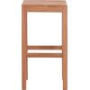 ΣΚΑΜΠΟ ΜΠΑΡ NIKOL HM18109 ΞΥΛΟ ΤΕΑΚ ΣΕ ΦΥΣΙΚΟ 40x40x77Υεκ.