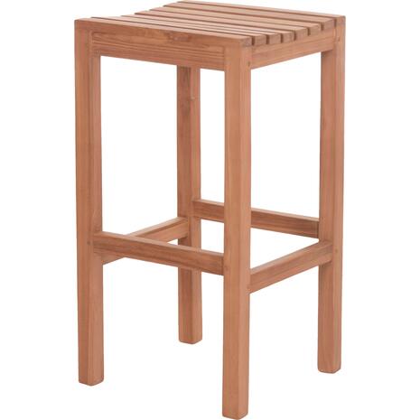 ΣΚΑΜΠΟ ΜΠΑΡ NIKOL HM18109 ΞΥΛΟ ΤΕΑΚ ΣΕ ΦΥΣΙΚΟ 40x40x77Υεκ.