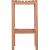 ΣΚΑΜΠΟ ΜΠΑΡ NIKOL HM18109 ΞΥΛΟ ΤΕΑΚ ΣΕ ΦΥΣΙΚΟ 40x40x77Υεκ.