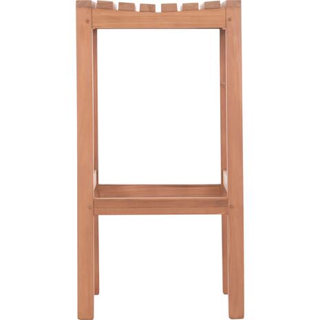 ΣΚΑΜΠΟ ΜΠΑΡ NIKOL HM18109 ΞΥΛΟ ΤΕΑΚ ΣΕ ΦΥΣΙΚΟ 40x40x77Υεκ.