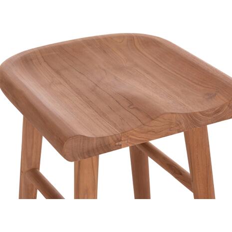 ΣΚΑΜΠΟ ΜΠΑΡ BOLMAR HM18108 ΞΥΛΟ ΤΕΑΚ ΣΕ ΦΥΣΙΚΟ 40.5x44x74Υεκ.