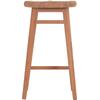 ΣΚΑΜΠΟ ΜΠΑΡ BOLMAR HM18108 ΞΥΛΟ ΤΕΑΚ ΣΕ ΦΥΣΙΚΟ 40.5x44x74Υεκ.