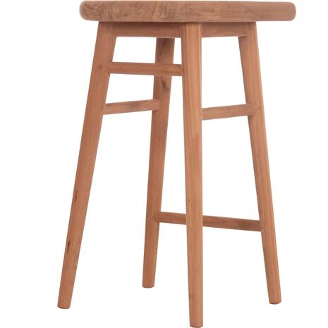 ΣΚΑΜΠΟ ΜΠΑΡ BOLMAR HM18108 ΞΥΛΟ ΤΕΑΚ ΣΕ ΦΥΣΙΚΟ 40.5x44x74Υεκ.