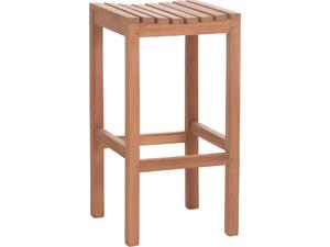 ΣΚΑΜΠΟ ΜΠΑΡ NIKOL HM18109 ΞΥΛΟ ΤΕΑΚ ΣΕ ΦΥΣΙΚΟ 40x40x77Υεκ.