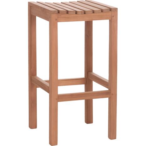 ΣΚΑΜΠΟ ΜΠΑΡ NIKOL HM18109 ΞΥΛΟ ΤΕΑΚ ΣΕ ΦΥΣΙΚΟ 40x40x77Υεκ.
