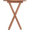 ΤΡΑΠΕΖΙ ΣΚΗΝΟΘΕΤΗ ΣΤΡΟΓΓΥΛΟ ERIS HM18119 ΞΥΛΟ TEAK--ΦΥΣΙΚΟ Φ60x75Υεκ.